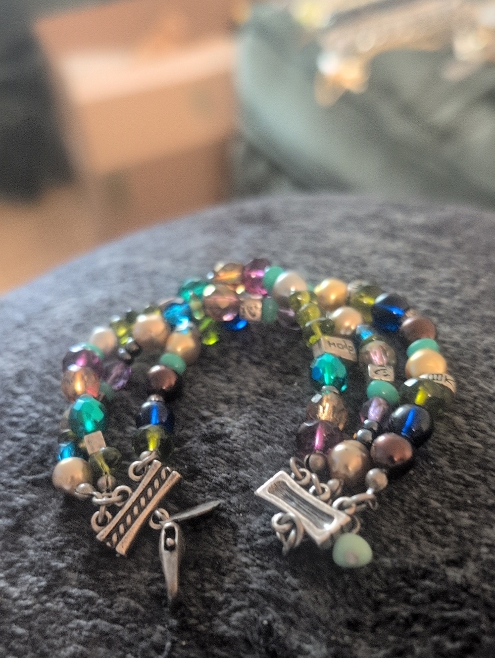 Chico's Multicolor Beaded  Bracelet